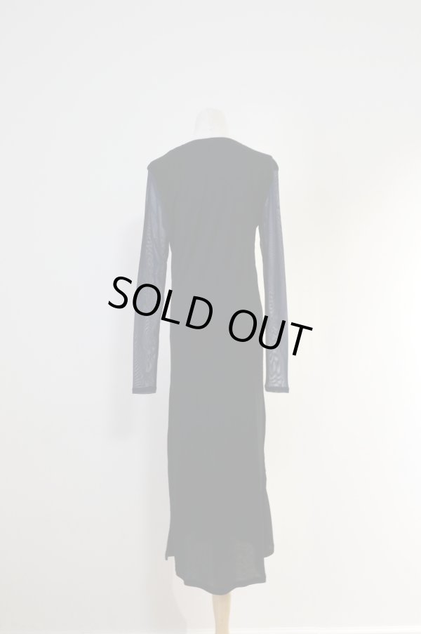 画像2: NON TOKYO BI COLOR SHEER ONE-PIECE BLACK x NAVY (2)