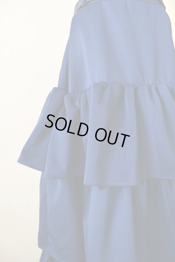 画像4: NON TOKYO JERSEY TIERED SKIRT blue (4)