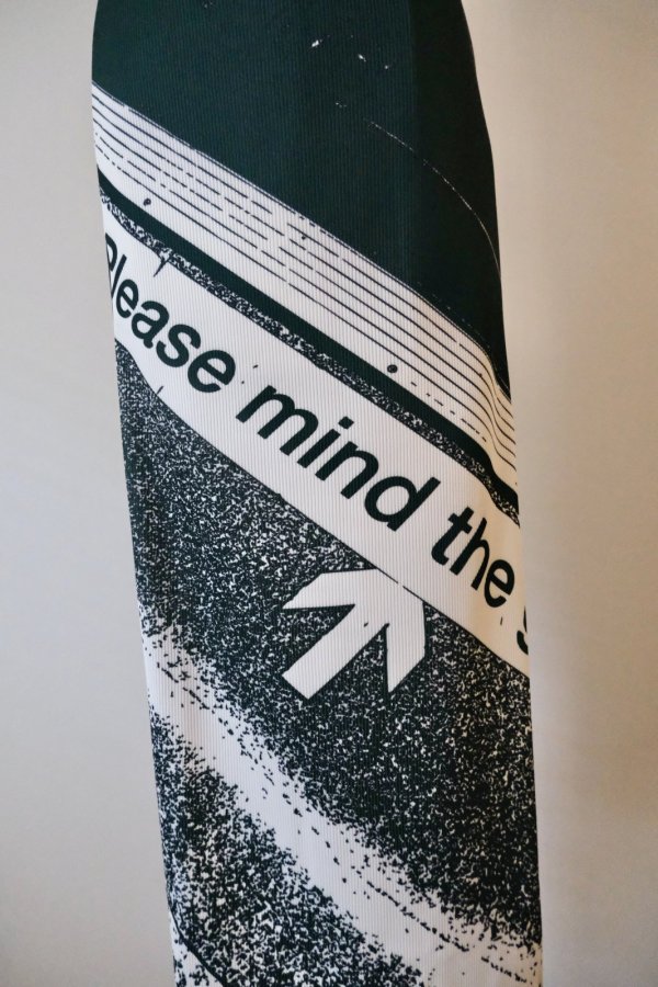 画像5: NON TOKYO PRINT RIB SKIRT green (5)