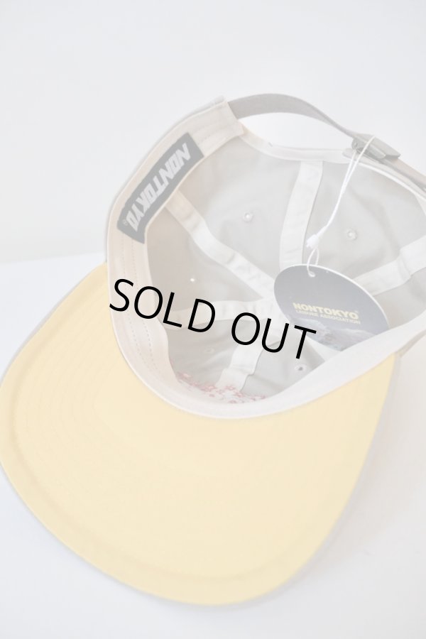 画像3: NON TOKYO EMBROIDERY 2TONE CAP beige (3)