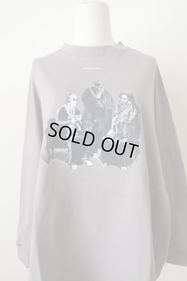 画像3: STOF (ストフ)Predecessor L/S Tee  charcoal (3)