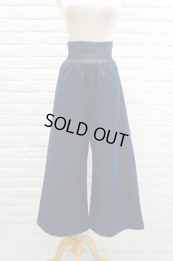 画像2: bedsidedrama (ベッドサイドドラマ) コルセットワイドジーンズ　INDIGO (2)