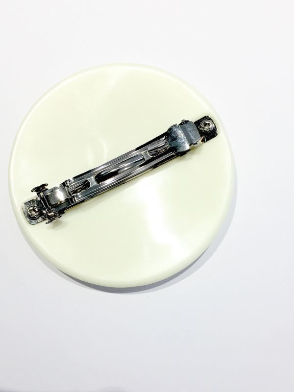 画像5: FAUX real SUN and MOON バレッタ　ivory (5)