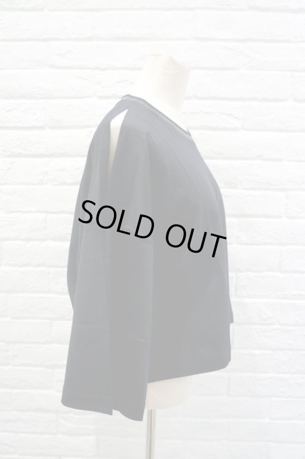 画像2: Tramand カットソー　ブラック (2)