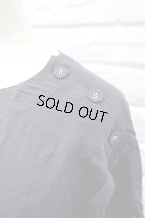 画像6: STOF (ストフ)　アーミッシュシャツプルオーバー used black (6)