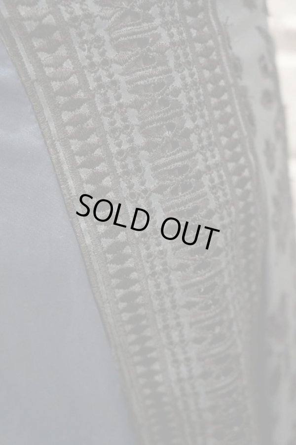 画像9: LOKITHO  (ロキト）刺繍ペンシルスカート　navy (9)