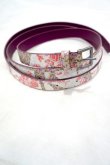 画像1: MIKIO SAKABE (ミキオサカベ) belt purple (1)