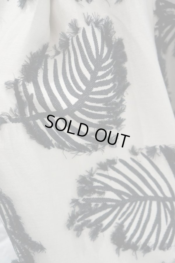 画像5: JUN OKAMOTO (ジュン オカモト) 本に挟まった栞みたいなパンツ white × black (5)