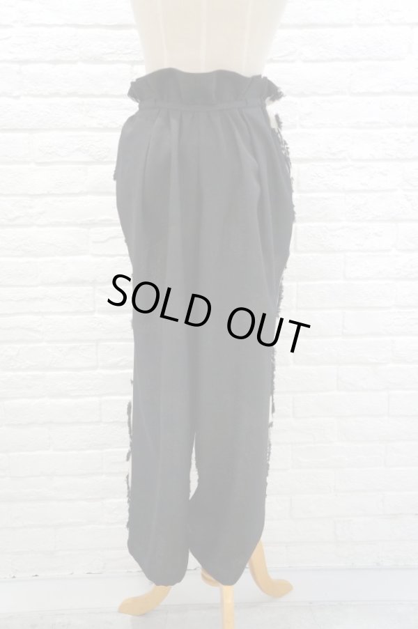 画像3: JUN OKAMOTO (ジュン オカモト) 本に挟まった栞みたいなパンツ white × black (3)