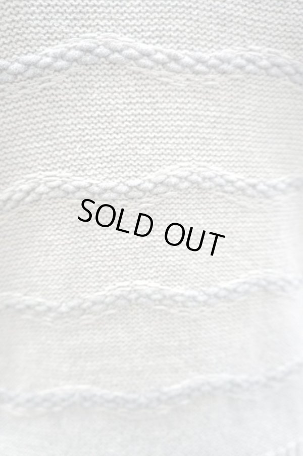 画像5: NON TOKYO（ノントーキョー） フリルカラーニットポロ　grey (5)