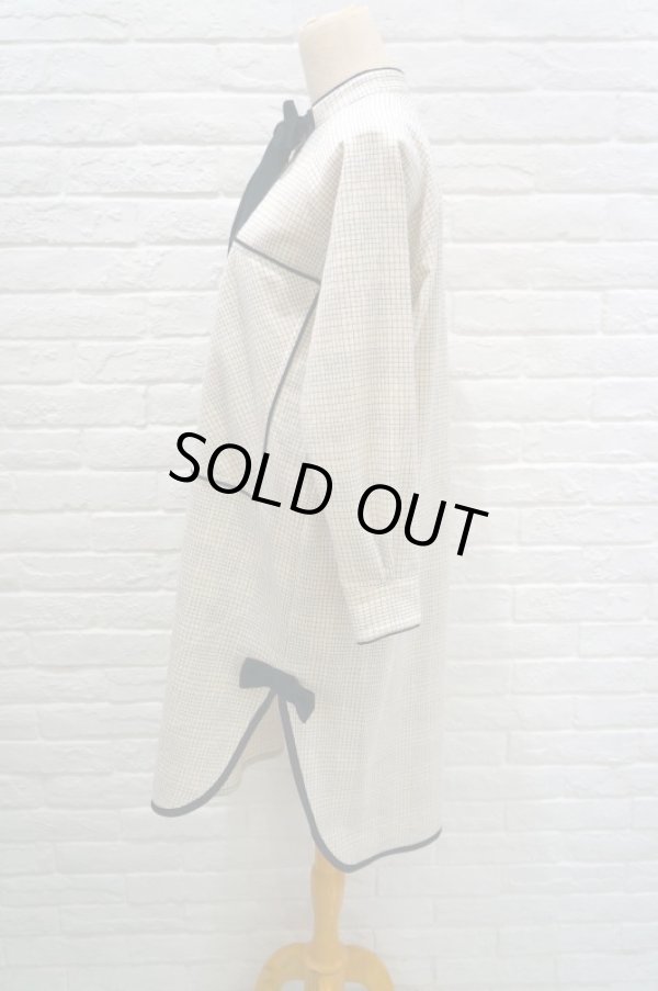 画像3: Drowse and yet... (ドラウズアンドイェット) ボウリボンワンピース チェック (3)