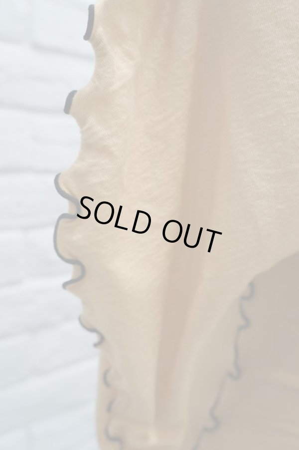 画像3: DECO depuis 1985 (デコ ドゥピュイイチキューハチゴー) CENTER SEEM TOPS beige (3)