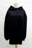 画像1: JENNY FAX  ネーム入りパーカー　black (1)