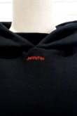 画像4: JENNY FAX  ネーム入りパーカー　black (4)