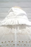 画像8: DECO depuis 1985 (デコ ドゥピュイイチキューハチゴー) 60 RAWN LACE HIGH NECK SHIRTS white (8)