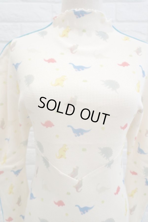 画像7: DECO depuis 1985 (デコ ドゥピュイイチキューハチゴー)  dinosaur waffle gessyoku tops (7)