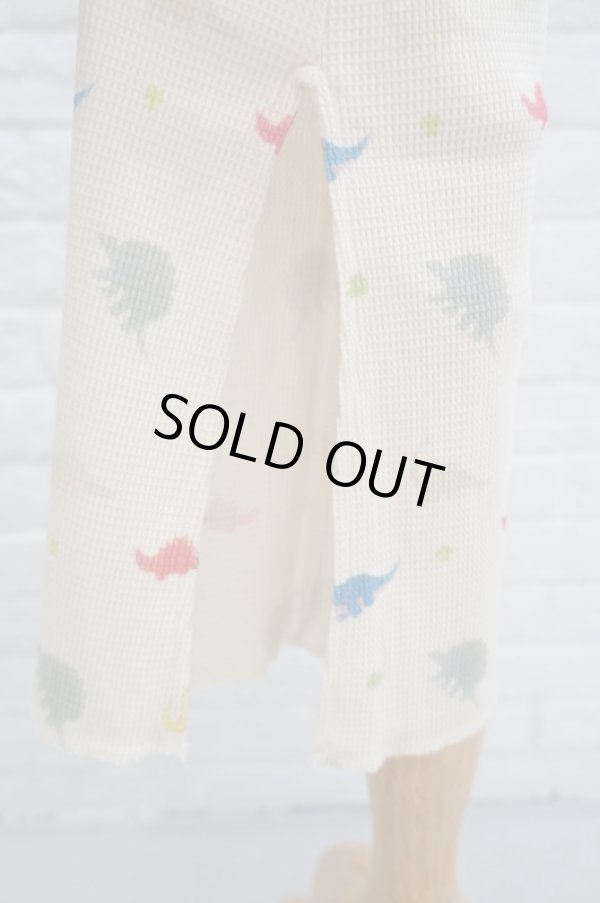 画像3: DECO depuis 1985 (デコ ドゥピュイイチキューハチゴー)  dinosaur waffle flare pants (3)