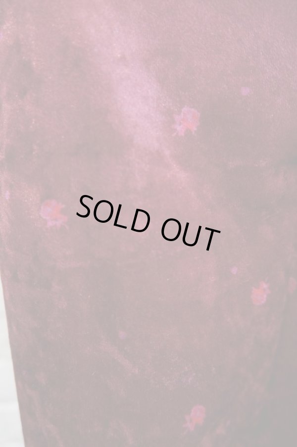 画像6: DECO depuis 1985 (デコ ドゥピュイイチキューハチゴー) flower pt velvet pants (6)