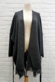 画像5: YuumiARIA WOOL RIB CARDIGAN  grey (5)