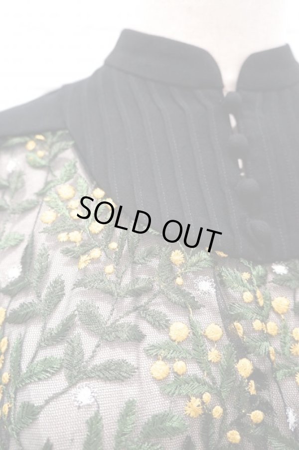 画像2: LOKITHO （ロキト）　EMBROIDERY YORK TOP yellow (2)