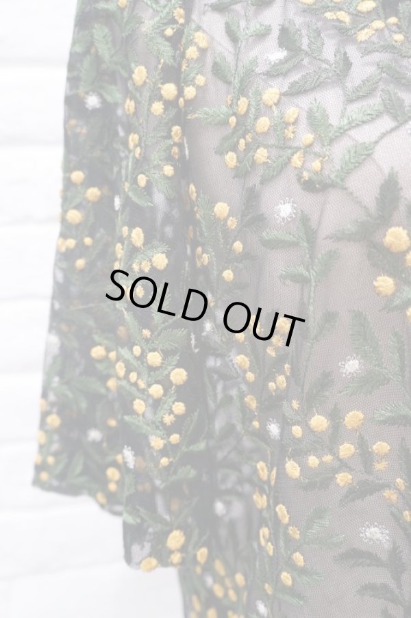 画像3: LOKITHO （ロキト）　EMBROIDERY YORK TOP yellow (3)