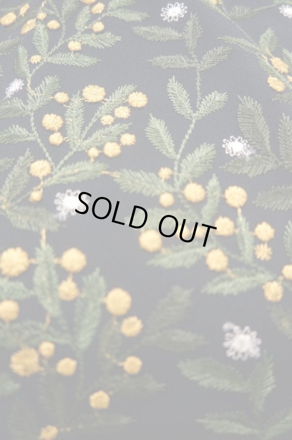 画像2: LOKITHO (ロキト) EMBROIDERY combi tops yellow (2)