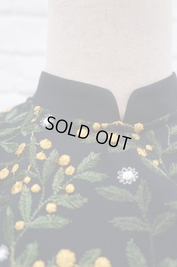 画像3: LOKITHO (ロキト) EMBROIDERY combi tops yellow (3)