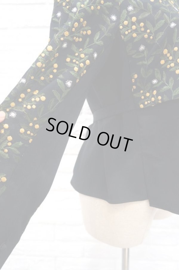 画像6: LOKITHO (ロキト) EMBROIDERY combi tops yellow (6)