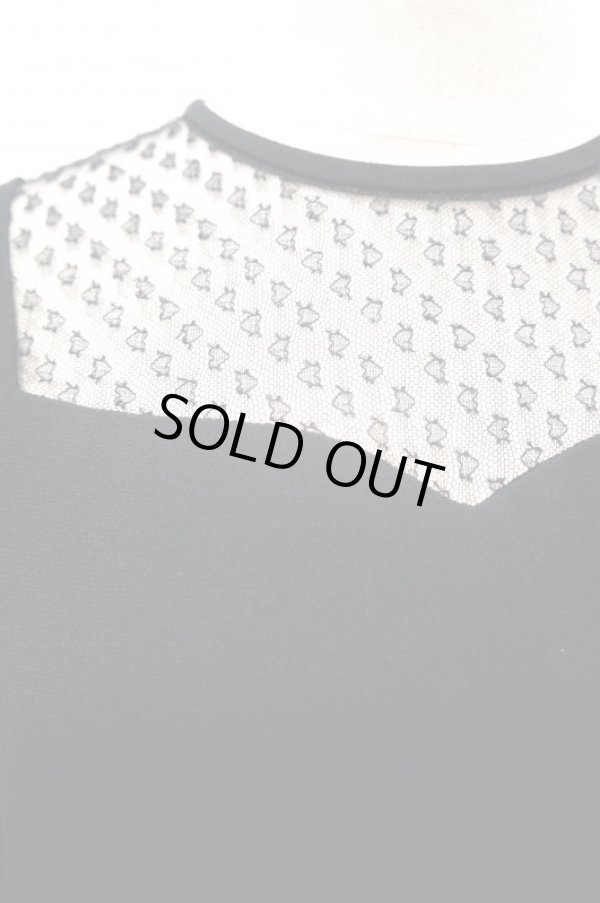 画像4: LOKITHO （ロキト）　EMBROIDERY SLEEVE DRESS red (4)