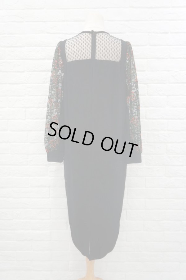 画像3: LOKITHO （ロキト）　EMBROIDERY SLEEVE DRESS red (3)