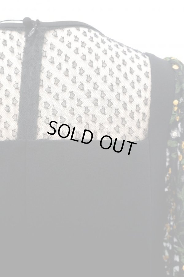 画像7: LOKITHO (ロキト) EMBROIDERY SLEEVE DRESS yellow (7)