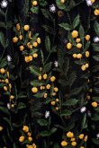 画像7: LOKITHO （ロキト）　EMBROIDERY FLARED DRESS ミモザ 刺繍ワンピース  yellow (7)