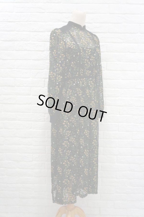 画像3: LOKITHO （ロキト）　EMBROIDERY FLARED DRESS ミモザ 刺繍ワンピース  yellow (3)