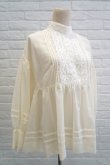 画像2: Drowse and yet... (ドラウズアンドイェット) ソフトボイルのトーションレースチュニック off white (2)