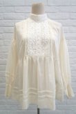 画像1: Drowse and yet... (ドラウズアンドイェット) ソフトボイルのトーションレースチュニック off white (1)