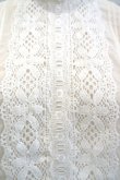 画像5: Drowse and yet... (ドラウズアンドイェット) ソフトボイルのトーションレースチュニック off white (5)