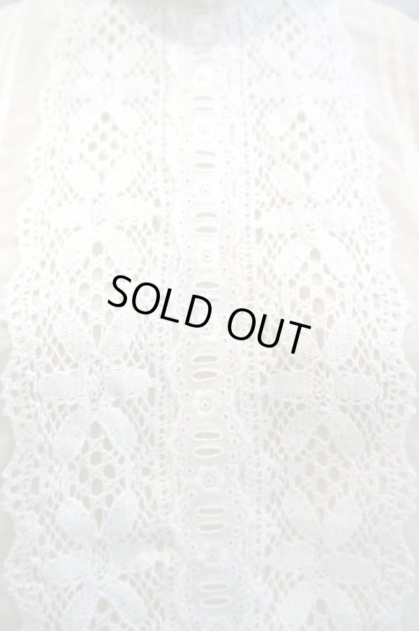 画像5: Drowse and yet... (ドラウズアンドイェット) ソフトボイルのトーションレースチュニック off white (5)