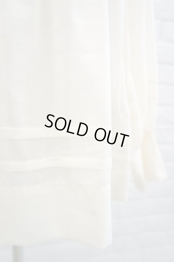 画像7: Drowse and yet... (ドラウズアンドイェット) ソフトボイルのトーションレースチュニック off white (7)