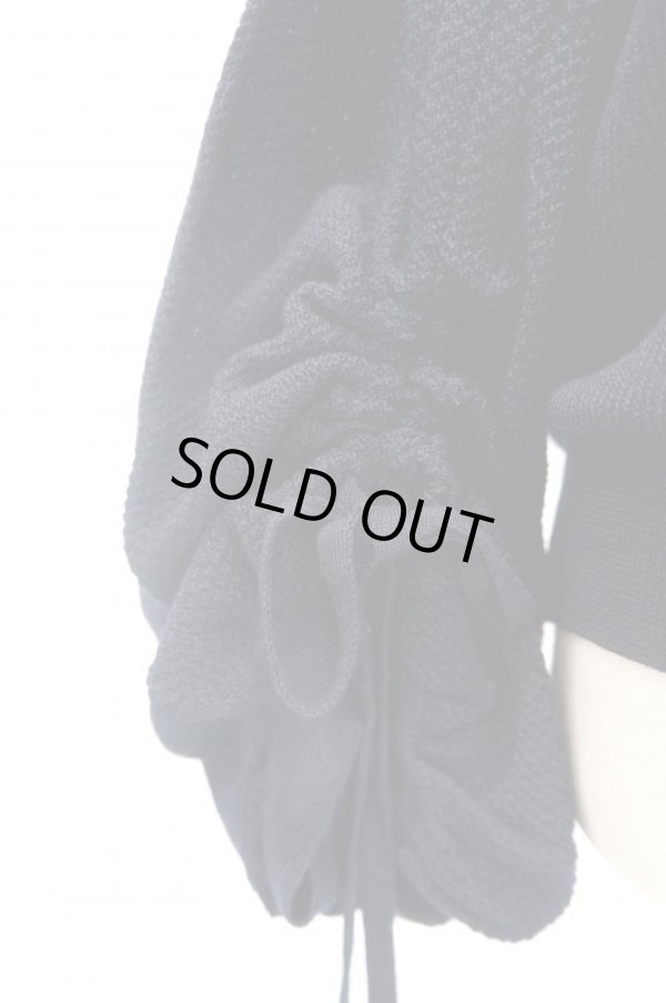 画像4: LOKITHO （ロキト） BIG SLEEVE HIGH NECK KNIT navy (4)