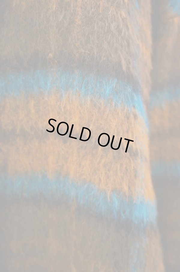 画像5: STOF (ストフ） バグチェックシャギーコート MUSTARD (5)