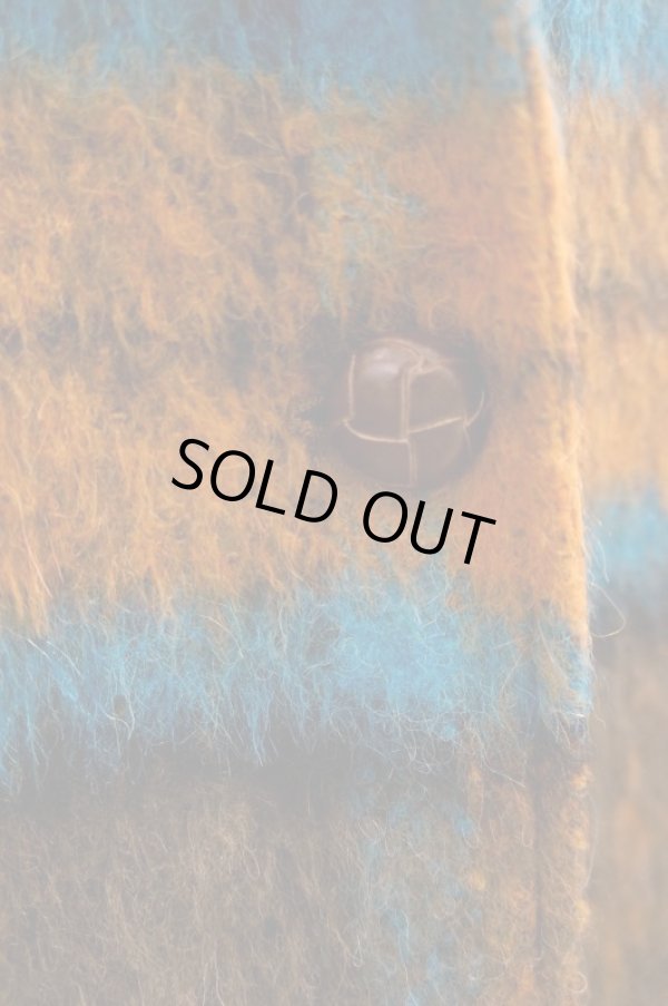 画像6: STOF (ストフ） バグチェックシャギーコート MUSTARD (6)