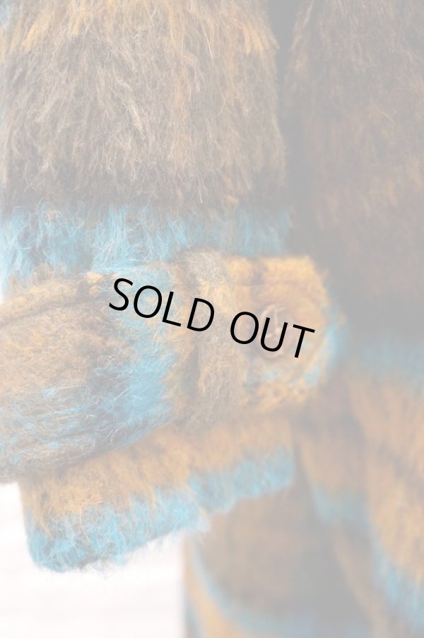 画像7: STOF (ストフ） バグチェックシャギーコート MUSTARD (7)