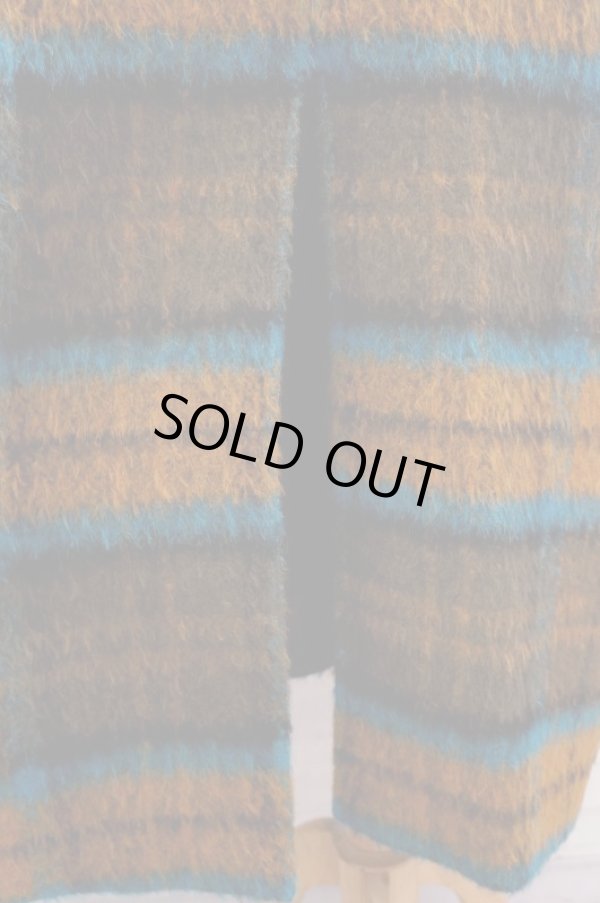 画像8: STOF (ストフ） バグチェックシャギーコート MUSTARD (8)