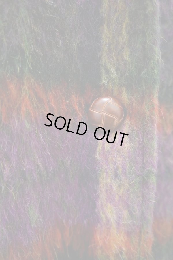 画像5: STOF (ストフ） バグチェックシャギーコート PURPLE (5)