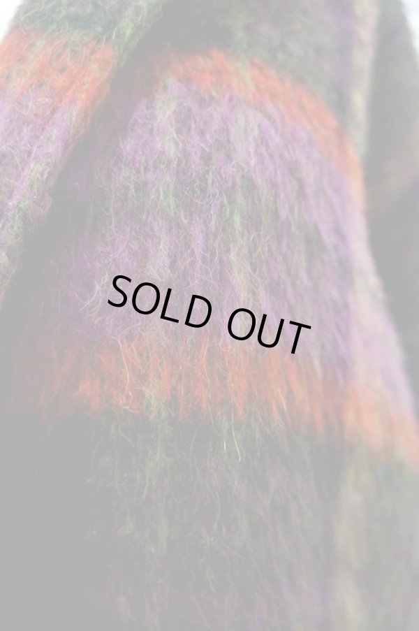 画像6: STOF (ストフ） バグチェックシャギーコート PURPLE (6)