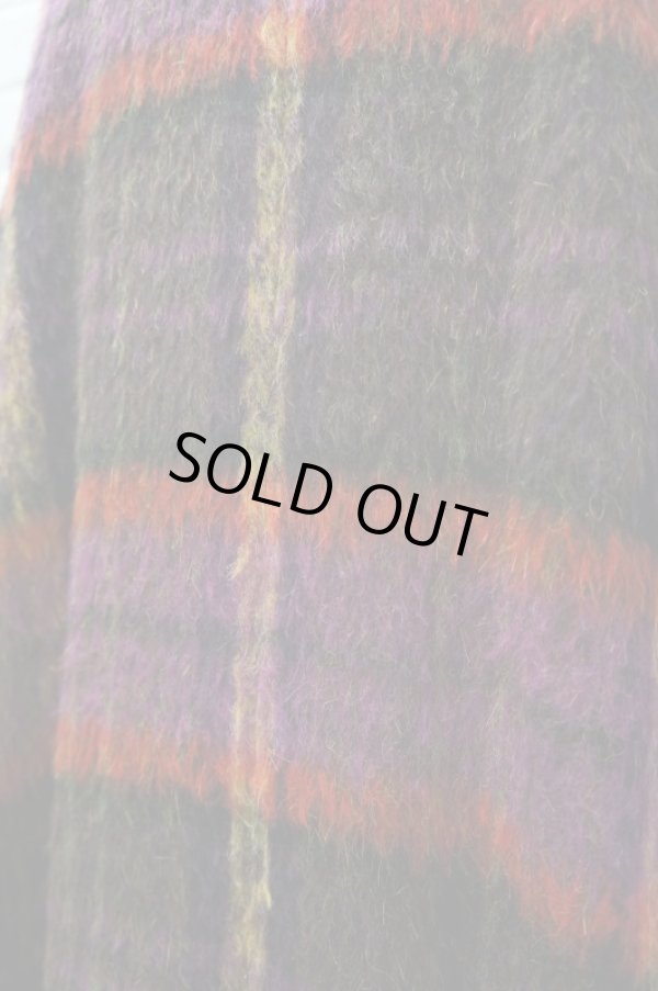 画像8: STOF (ストフ） バグチェックシャギーコート PURPLE (8)