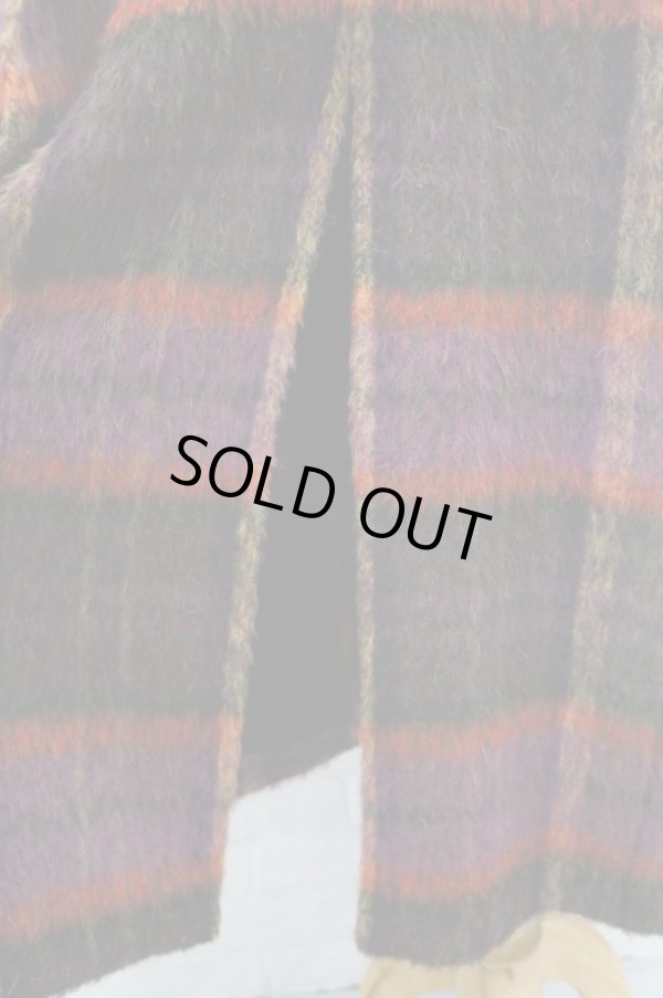 画像9: STOF (ストフ） バグチェックシャギーコート PURPLE (9)