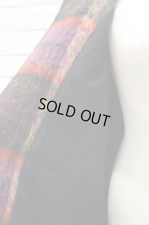 画像10: STOF (ストフ） バグチェックシャギーコート PURPLE (10)