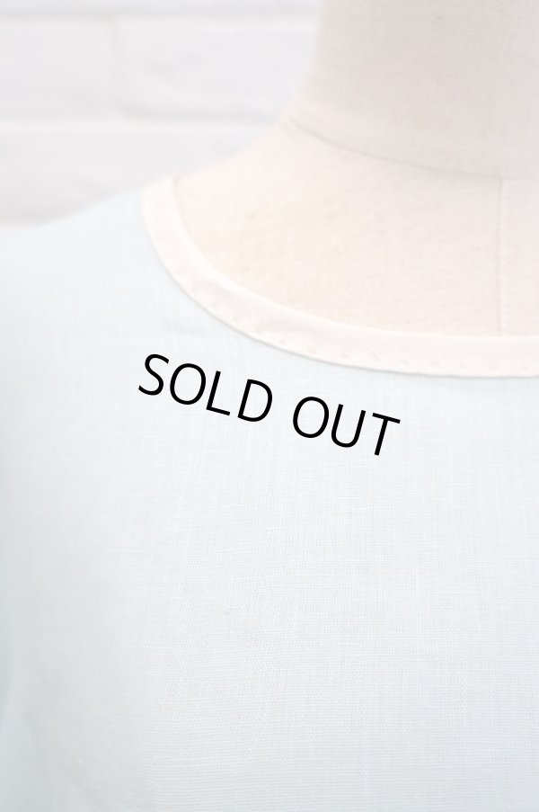 画像2: D-due（ディドゥエ） Sketch Collection ブラウス skyblue (2)