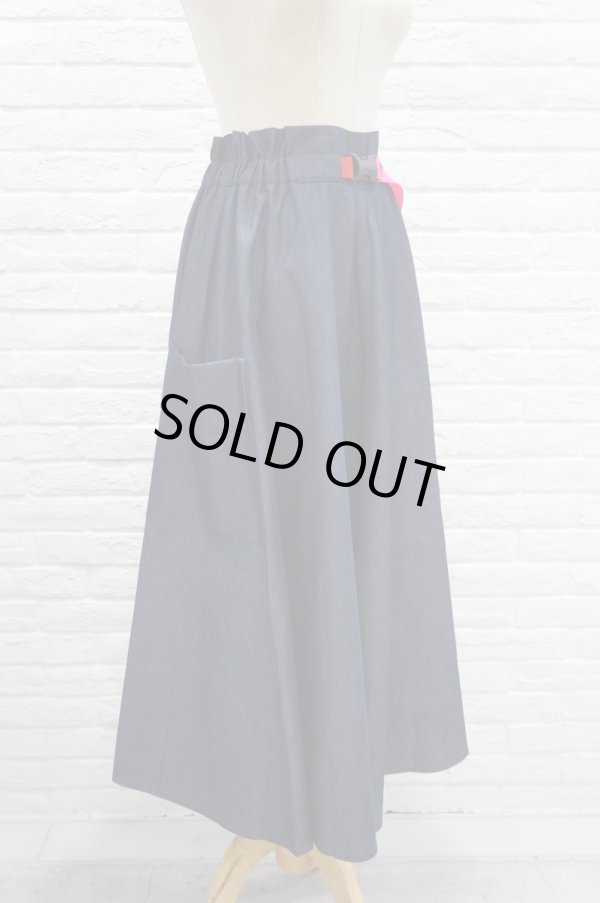 画像3: youmolaugh(ユーモラフ) テンセルデニムBIGポケットスカート INDIGO (3)